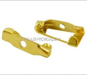  50pcs 5/8' Brooch Pin Back Bar Blank Safety Pin Gold - C38