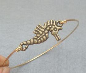 Seahorse Bangle Bracelet Style 3
