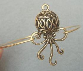 Octopus Bangle Bracelet