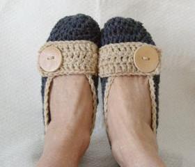 Crochet Slippers Flats