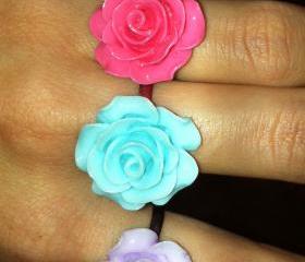 Vintage rose ring