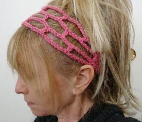 Crochet Trellis Head Band