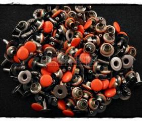  100pcs 7mm HOT Orange Round Rivets Rapid Stud RV2117