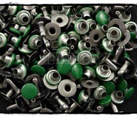  100pcs 6mm Dark Green Round Rivets Rapid Stud RV2316