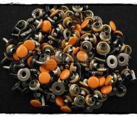  100pcs 6mm Orange Round Rivets Rapid Stud RV2116