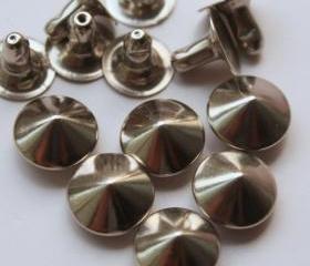  50x8mm Nickel CONE RIVETS Rapid Studs RV318