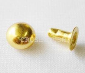  100x5mm GOLD Domed rivets rapid Studs RV135