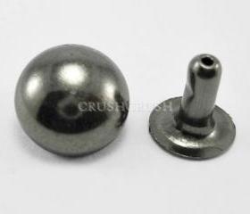  25x12mm Gunmetal DOMED RIVETS Leather Decorative RV1412