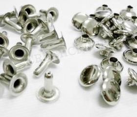  100x5mm Nickel Round Rivets RAPID RIVET Studs RV215