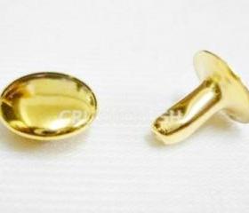  100x6mm Gold Round RIVETS RAPID Studs RV236