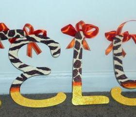 Glitter (wood) Wall letters