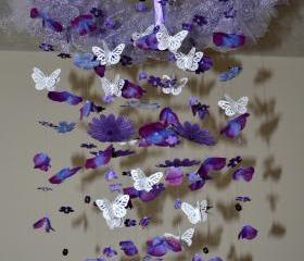Lavender Dreams (Purple Butterfly mobile) 