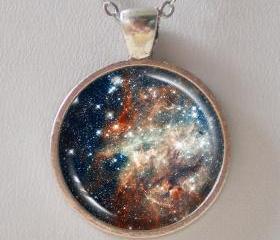 Constellation Pendant Necklace -30 Doradus- Galaxy Series