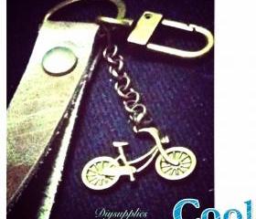 Leather Keychain charm keychain