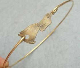 Dog Bangle Bracelet