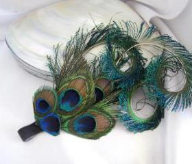  Peacock feather 1920s flapper style headband