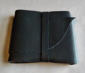 Small Softbound Grey Leather Jounal