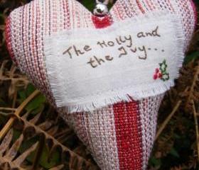 The Holly and the Ivy Christmas Heart