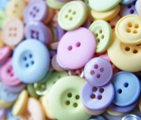 50g Soft Ice Cream Shades of Mixed Buttons