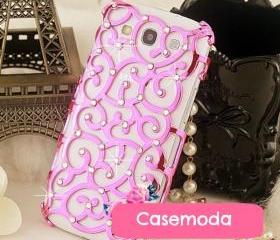 New Bling Relief Rhinestones Samsung Galaxy S3 i9300 Case
