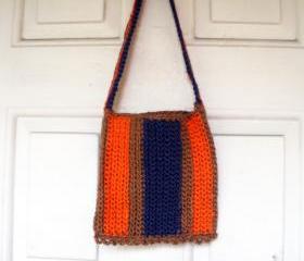 100% Jute Bohemian Crochet Purse...