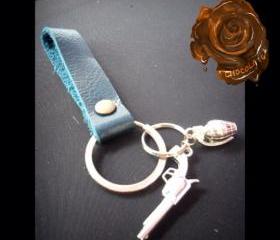 Leather Keychain / Key fob