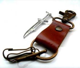 Leather Keychain / Key fob