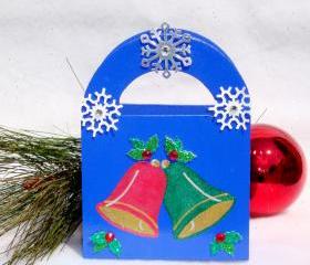 Christmas Bells Gift Bag/ Ornament/ Keepsake
