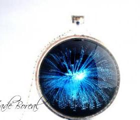 Life under water glass pendant necklace-Deep ocean series