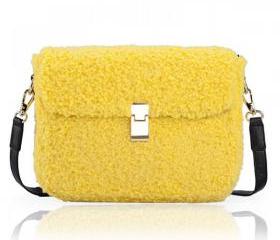 Yellow Fluffy Candy Color Should Bag
