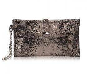 Python Print Envelope Clutch Bag