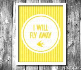 Quote Print - Wall Poster - Typography - Inspirational - Digital Art - 8x10 inches - 300dpi - 1495