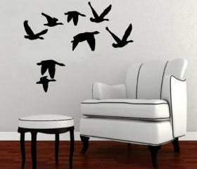 Flying Geese 2 Vinyl Wall Decal 22228