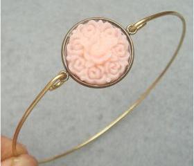 Flower Bangle Bracelet Style 3