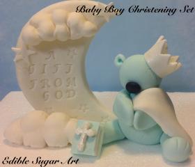 Christening Cake Topper 