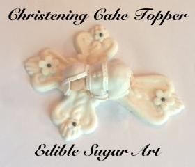 Christening Cake Topper