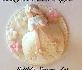 Christening Cake Topper