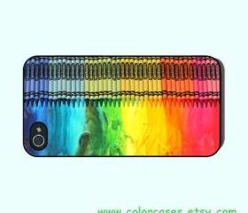 Crayon-- iphone 4 case,iphone 4S case, in durable plastic or silicone rubber case