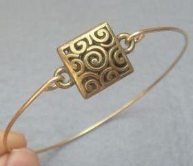 Square Bangle Bracelet
