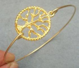 Tree Bangle Bracelet