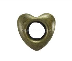  50X10mm BRASS Fancy Hearts Eyelets Scrapbooking SPOTS E62