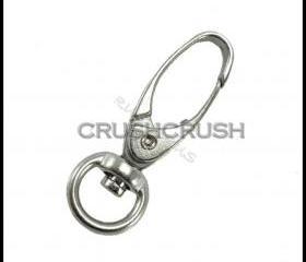  5pcs Silver Trigger Snap Hooks: for Keychains and Craft Making Lobster Swivel Clasps HO1341