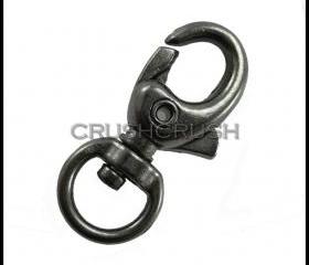  5pcs Gunmetal Swivel Trigger Clips SNAP HOOK Clasps Lobster (Thick Quality) HO14