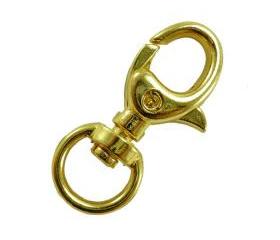 5pcs Gold Swivel Trigger Clips SNAP HOOK Clasps Lobster (Thick Quality) HO14