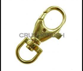  5pcs Gold Swivel TRIGGER Clips Snap Hook Clasps Lobster HO453