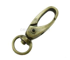  5pcs Brass Trigger Snap Hooks: For Keychains and Craft Making Lobster Swivel Clasps HO1342