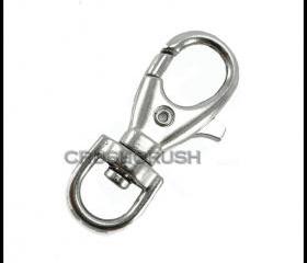 5pcs Silver Swivel TRIGGER Clips Snap Hook Clasps Lobster HO451