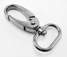  5pcs Gunmetal Trigger Snap Hooks: For Keychains and Craft Making Lobster Swivel Clasps HO1034