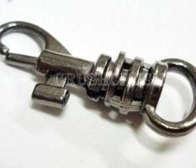  10pcs MINI GUNMETAL Metal Lobster Swivel Clasps HO014