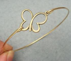 Butterfly Bangle Bracelet